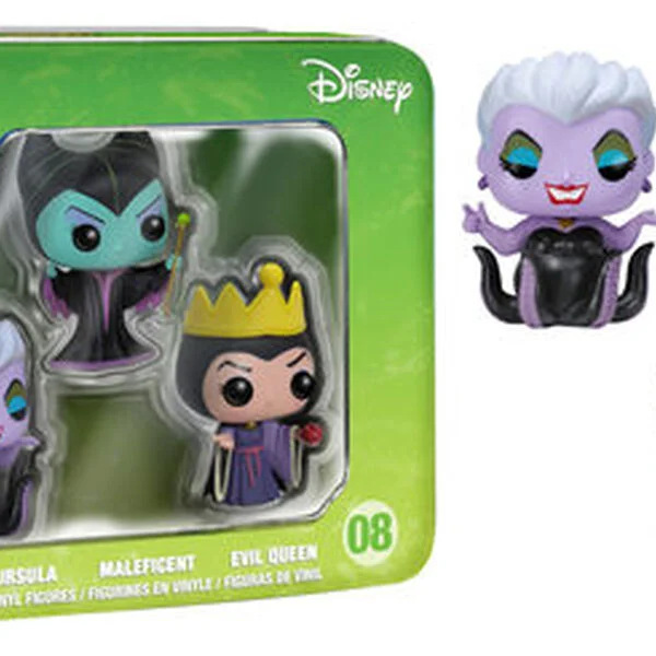Funko POP! Disney Pocket Pop! Disney 3pc Tin- Villains (Exclusive) *Na zamówienie