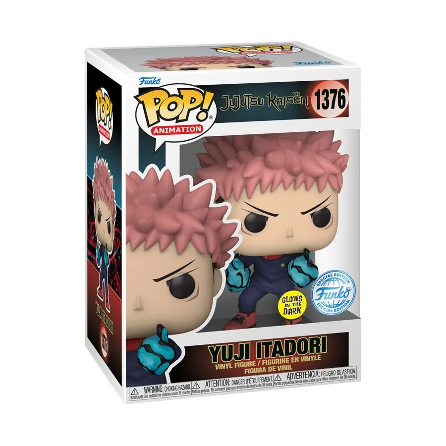 Figurka Funko POP! Jujutsu Kaisen Yuji Itadori Glow Special Edition #1376 – zdjęcie 2