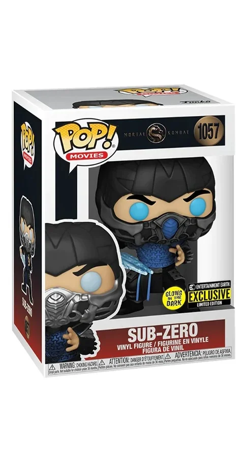 Figurka Funko POP Mortal Kombat: Sub-Zero 1057 Edition Glow EE Exclusive *Na zamówienie – zdjęcie 3