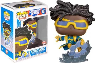 Figurka Funko POP Justice League: Static Shock 387 Exc