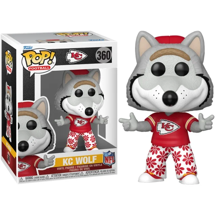 Funko POP! NFL Football: Mascots - Kansas City Chiefs KC Wolf #360