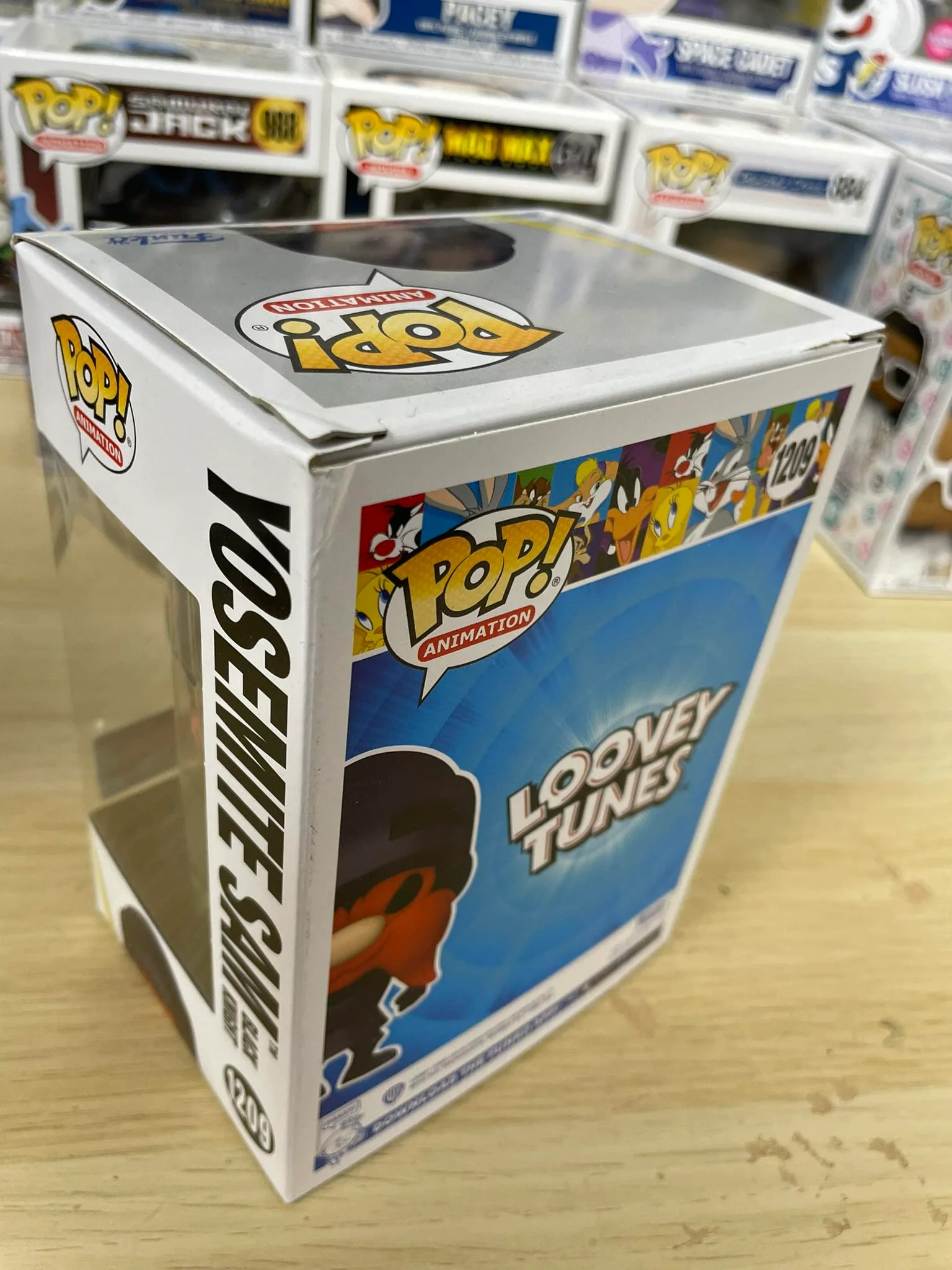 Funko POP! Looney Tunes Yosemite Sam Black Knight 2022 Fall Convention Special Edition #1209 *Uszkodzony box