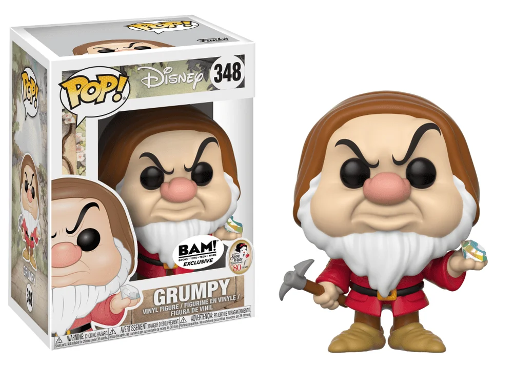 Funko POP! Disney Snow White - Grumpy w/ diamond & pick 348 (Exclusive) *Na zamówienie