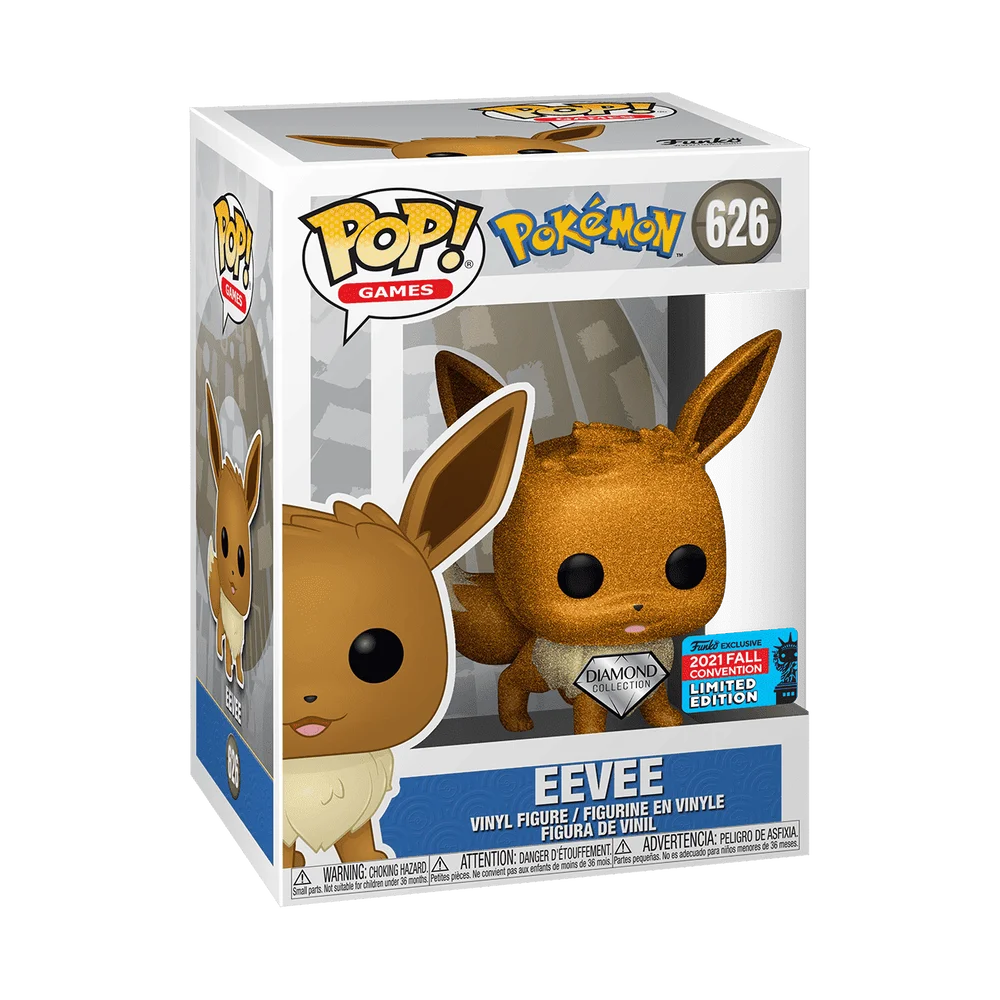 Funko POP! Pokémon Eevee (Diamond) - Pokémon 626 (Exclusive) *Na zamówienie