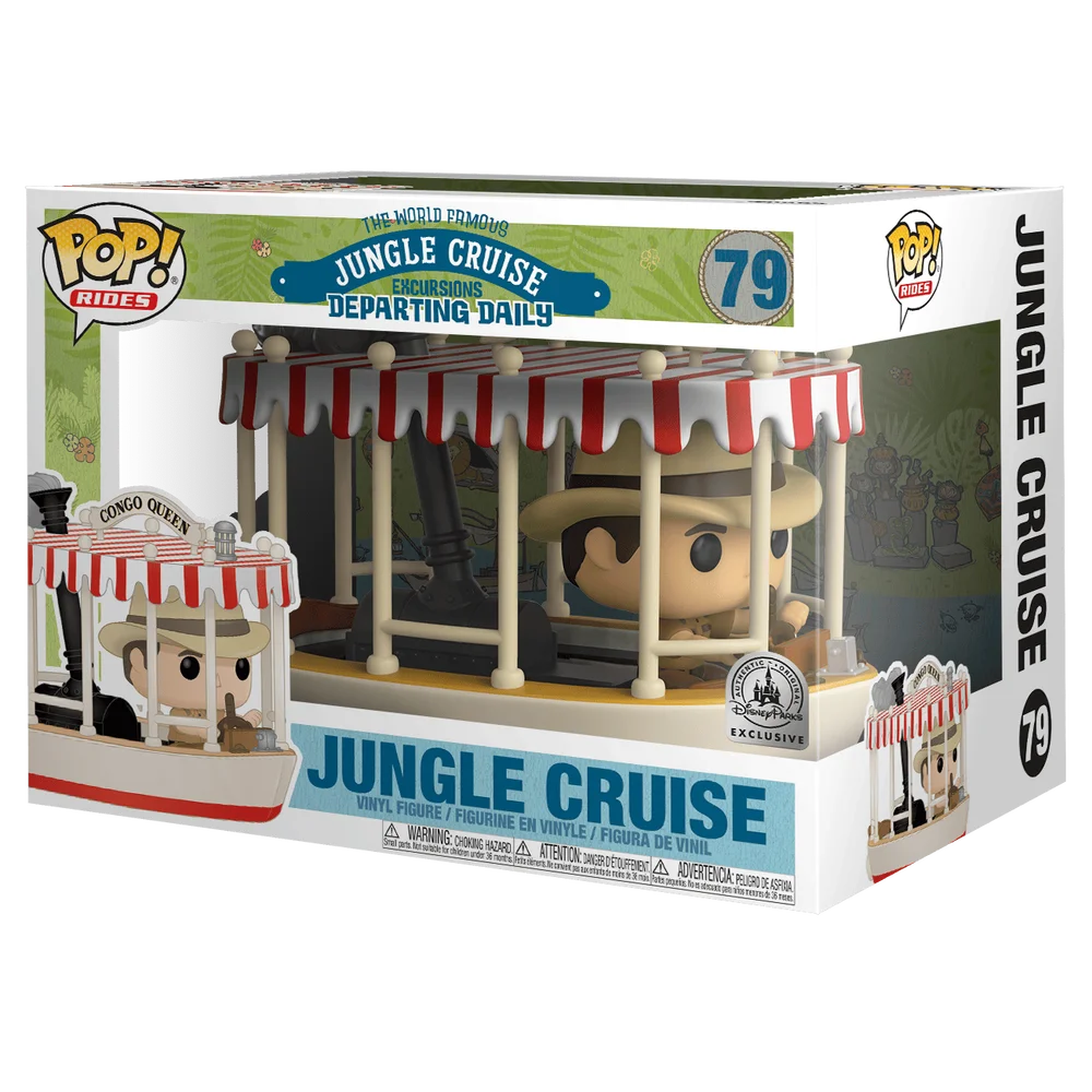 Funko POP! Disney Rides: Disney- Jungle Cruise w/Skipper 79 (Exclusive) *Na zamówienie
