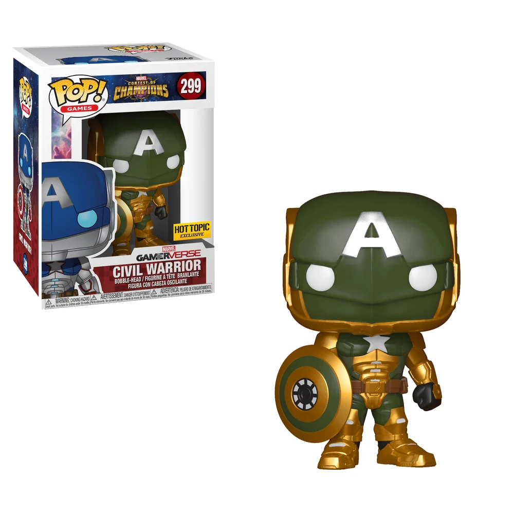 Funko POP! Marvel CoC-Civil Warrior (GR) (GW) 299 (Exclusive) *Na zamówienie