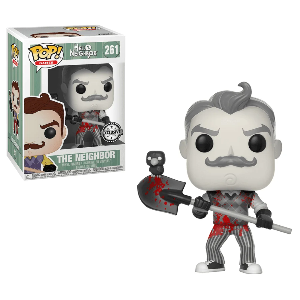 Funko POP! Hello Neighbor Neighbor B&W w/ Blood 261 (Exclusive) *Na zamówienie