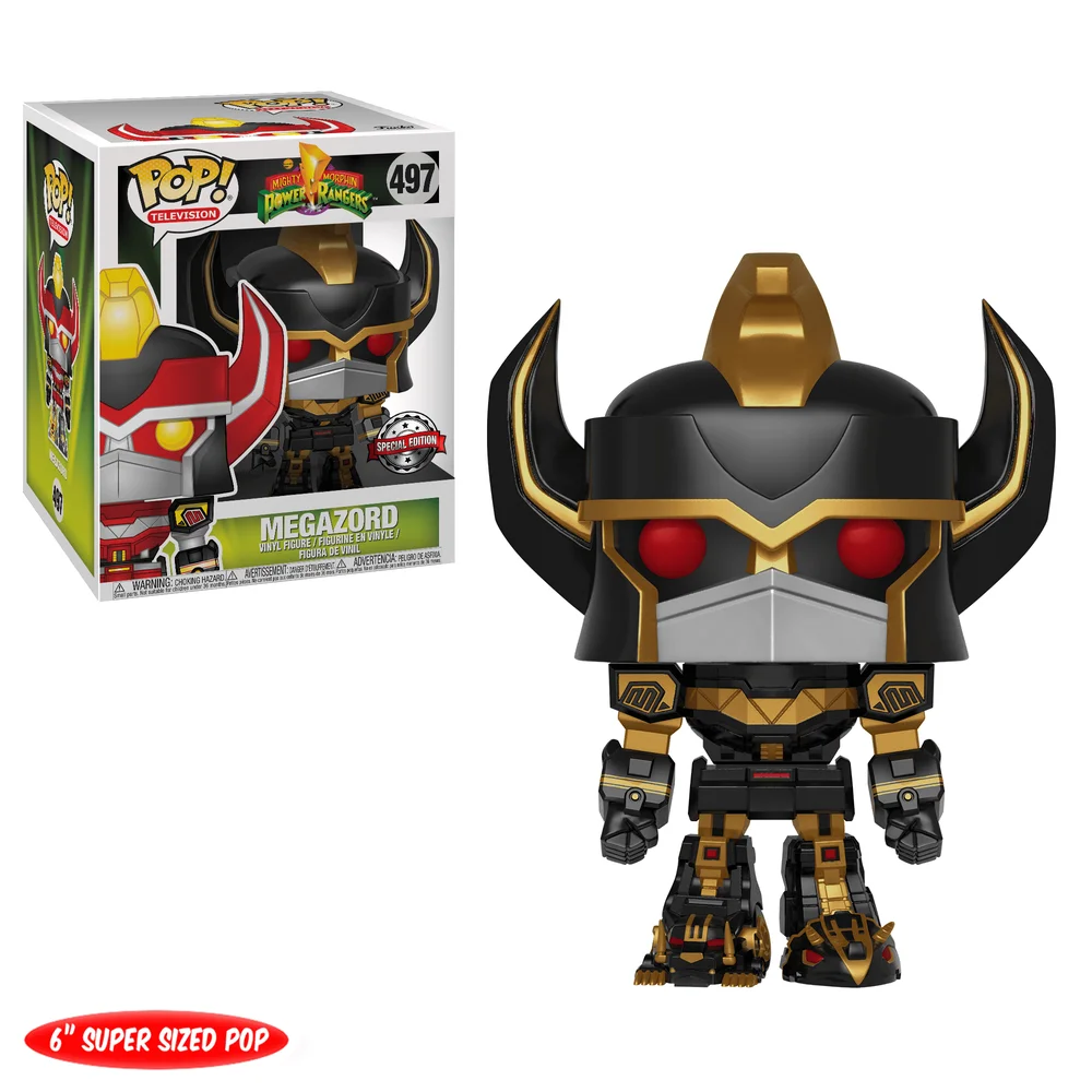 Funko POP! Power Rangers 6" Megazord (Gold & Black) 497 (Exclusive) *Na zamówienie