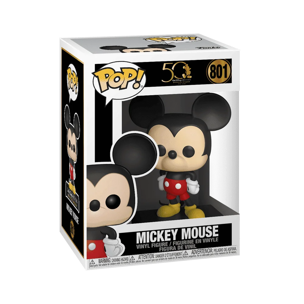Funko POP! Disney Plane Crazy Mickey / Classic Mickey / Sorcerer Mickey / Beanstalk Mickey / Mickey Mouse - 5 Pack (Excl