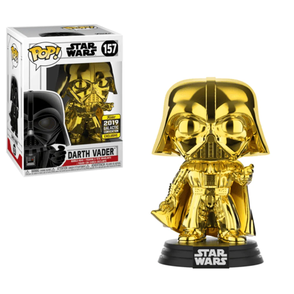 Funko POP! Star Wars Darth Vader Gold Chrome 157 (Exclusive) *Na zamówienie