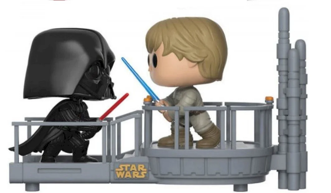 Figurka Funko POP! Star Wars zestaw 2 figurek set Star Wars Cloud City Duel Darth Vader & Luke Special Edition – zdjęcie 3