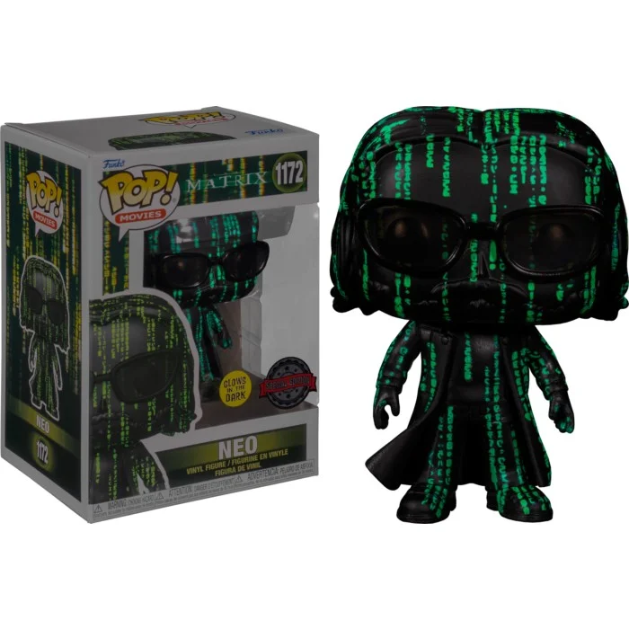 Funko POP! The Matrix Resurrections – Neo in Matrix Glow Special Edition