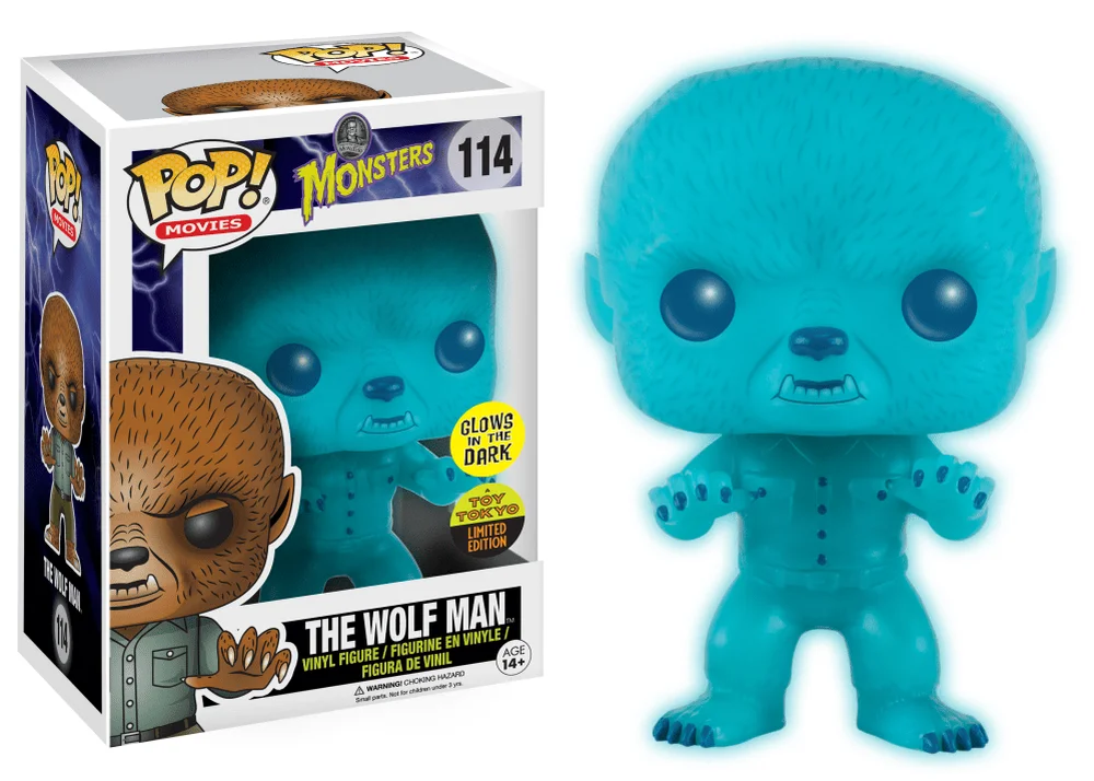 Funko POP! Universal Monsters Wolfman (GW) 114 (Glow in the Dark) *Na zamówienie