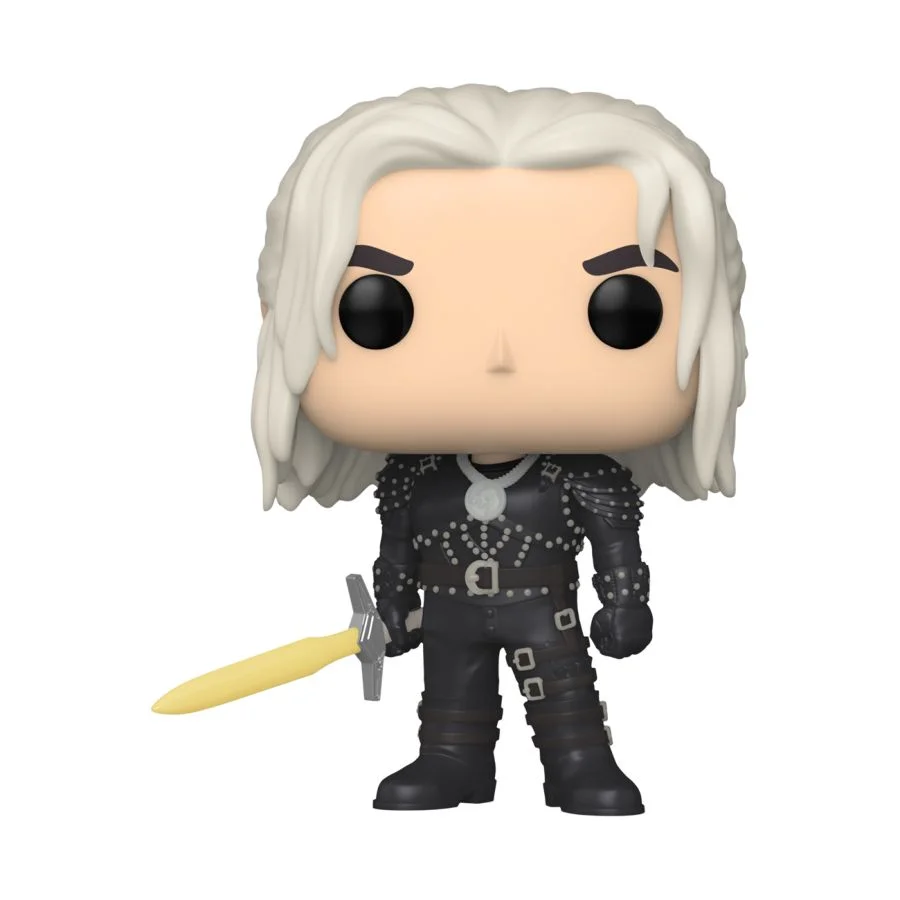 Figurka Funko POP The Witcher (TV): Geralt with sword Exclusive Glow in the dark 1322 *Na zamówienie – zdjęcie 3