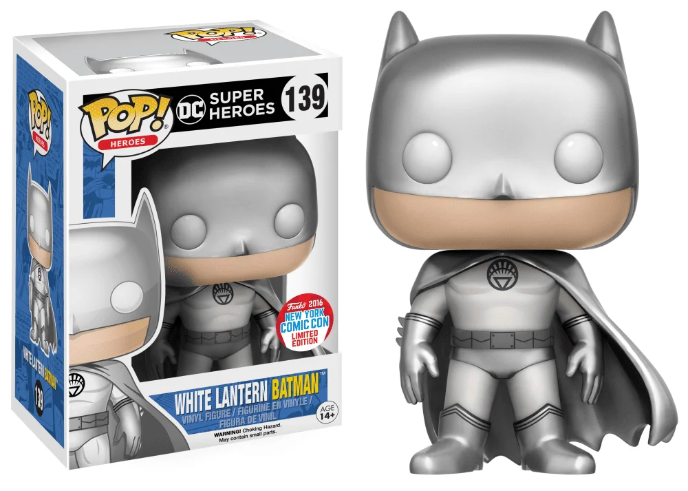 Funko POP! DC Comics Batman (White Lantern) (Metallic) (Silver) 139 (Metallic) *Na zamówienie