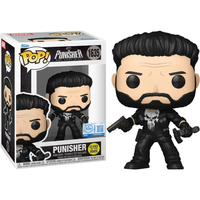 Funko POP! The Punisher Punisher: One Last Kill - Punisher Glow-in-the-Dark Glow in the Dark