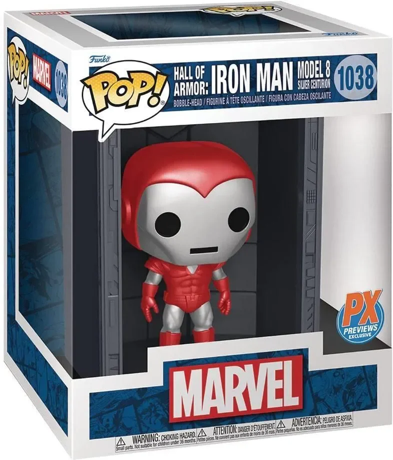 Figurka Funko POP Marvel: Hall of Armor - Iron Man Model 8 1038 PX Exclusive