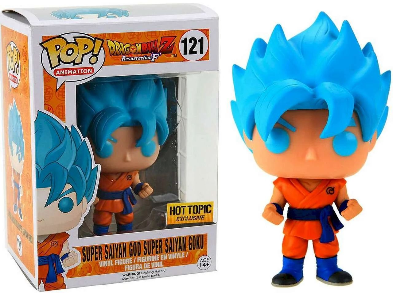 Figurka Funko POP! Dragon Ball Z Super Saiyan God Goku HotTopic Hot Topic #121