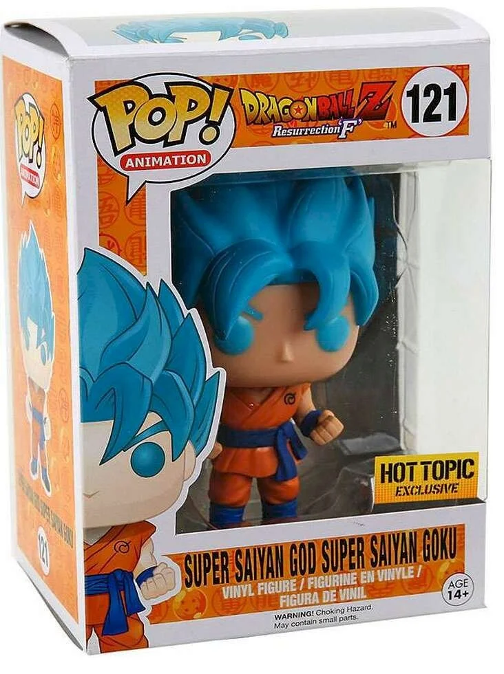 Figurka Funko POP! Dragon Ball Z Super Saiyan God Goku HotTopic Hot Topic #121 – zdjęcie 2