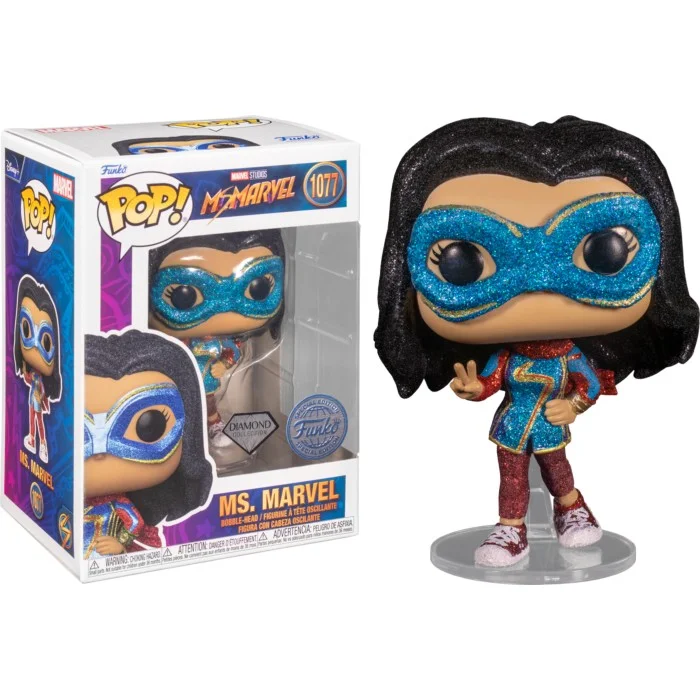 Funko POP! Ms. Marvel (2022) - Ms. Marvel Diamond Glitter Diamond Collection