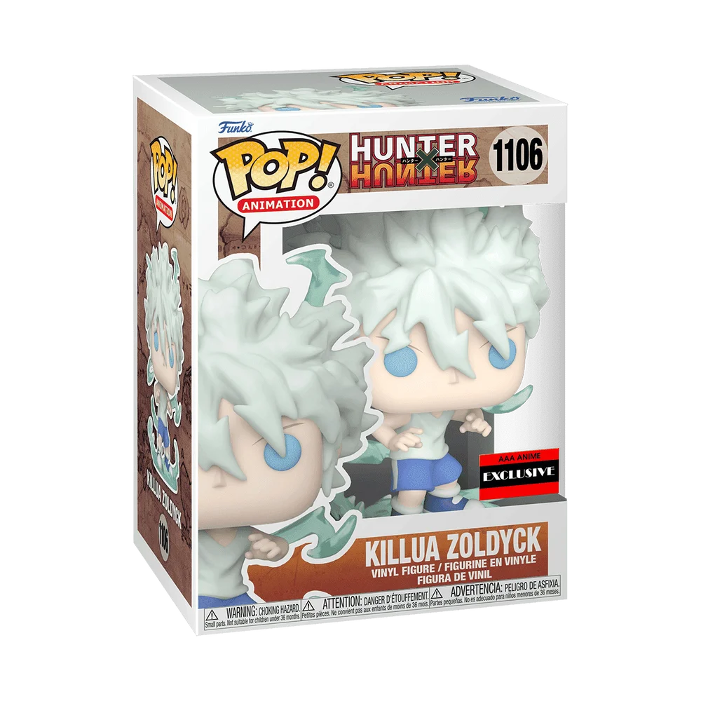 Funko POP! Hunter x Hunter Killua Zoldyck (Chase) (Glows in the Dark) 1106 (Chase) *Na zamówienie