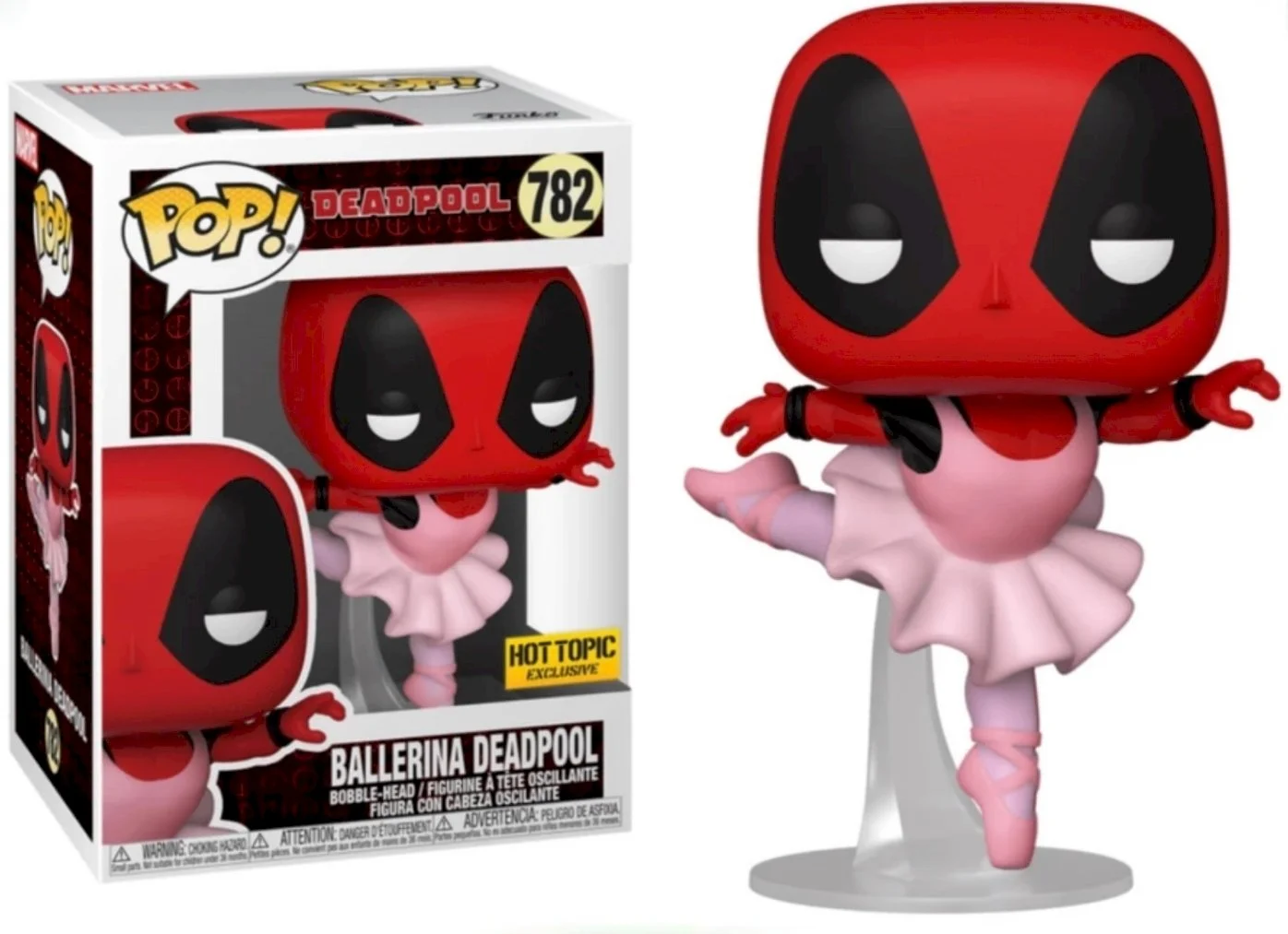 Figurka Funko POP Ballerina Deadpool 782 Hot Topic Exc *Na zamówienie – zdjęcie 2