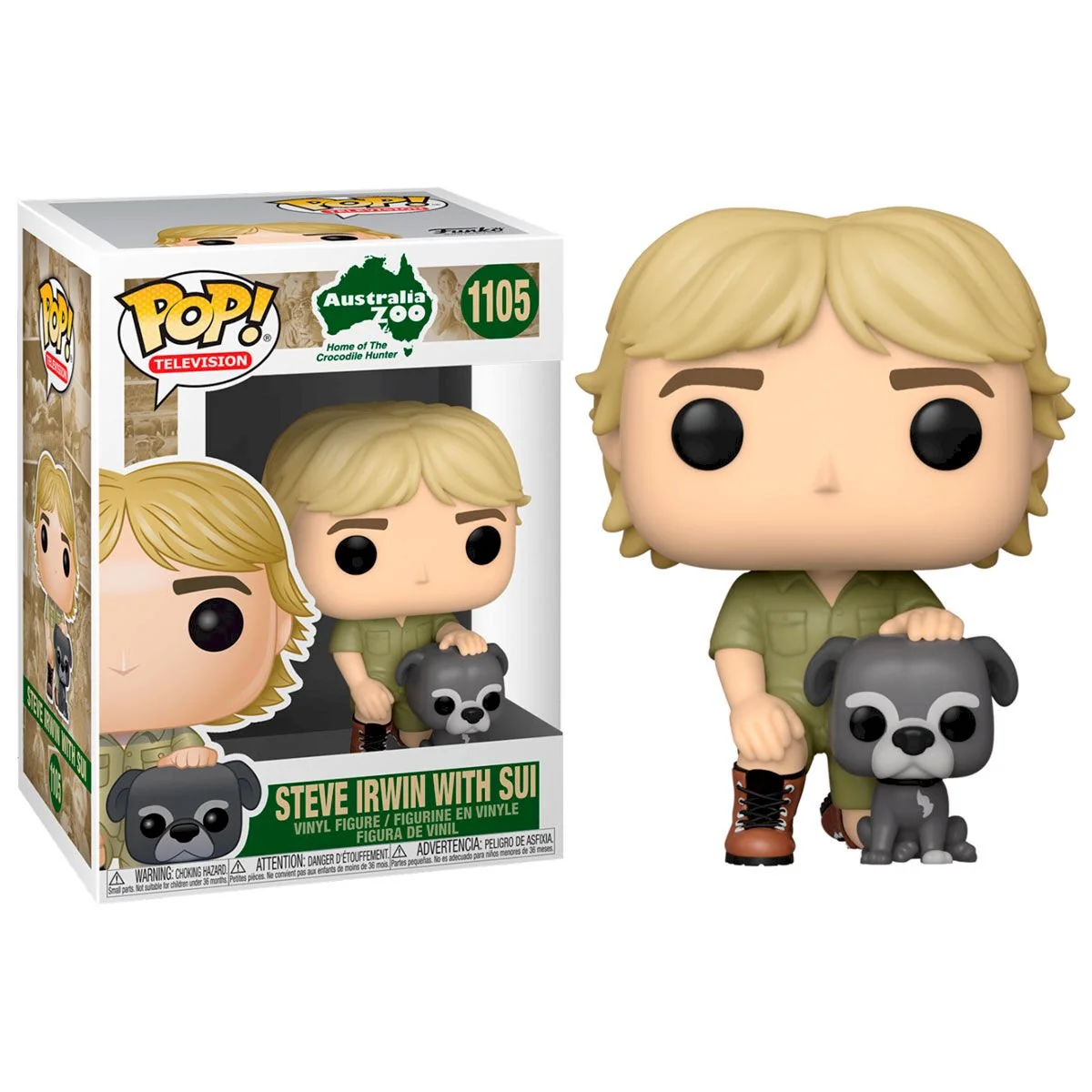 Figurka Crocodile Hunter Funko POP Steve Irwin with Sui 1105 – zdjęcie 3