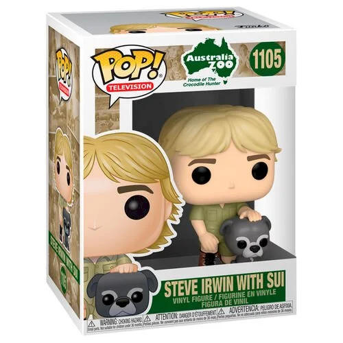 Figurka Crocodile Hunter Funko POP Steve Irwin with Sui 1105 – zdjęcie 2