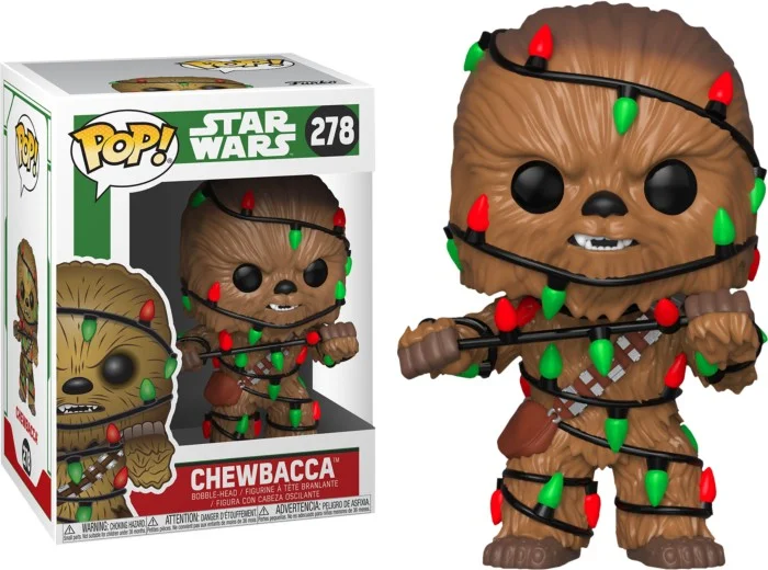 Funko POP! Star Wars - Chewbacca with Lights Christmas Holiday #278
