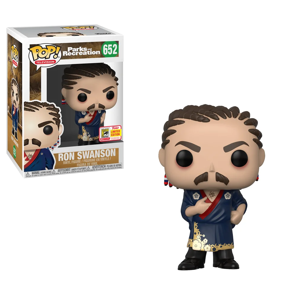 Funko POP! Parks and Recreation Parks & Rec - Ron Swanson (Cornrow) 652 (Exclusive) *Na zamówienie
