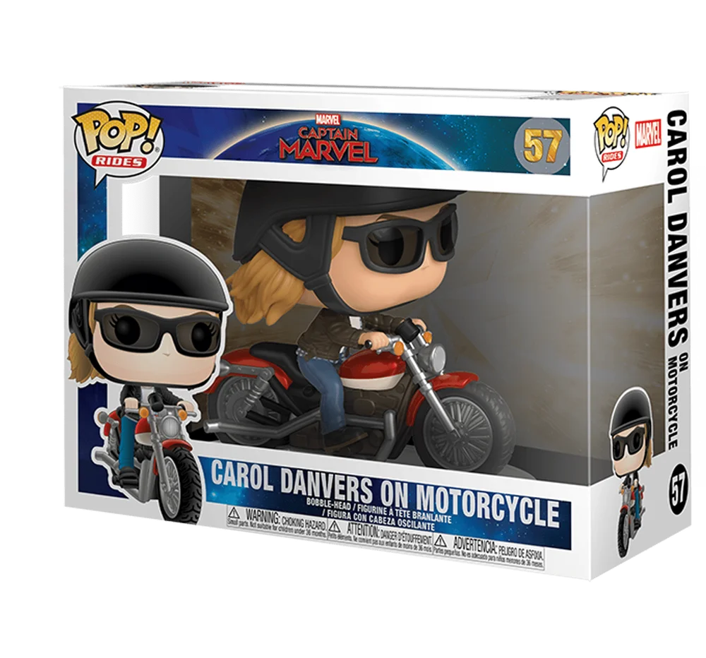 Funko POP! Marvel Ride: Marvel - CM - Carol Danvers - on Motorcycle 57 *Na zamówienie