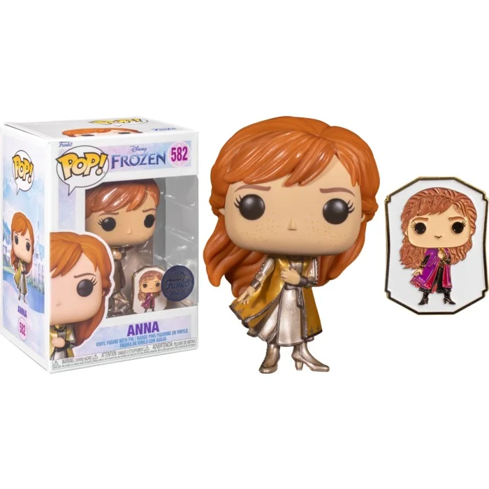 Funko POP! Frozen - Anna Gold Ultimate Princess with Enamel Pin (Funko / ) Special Edition