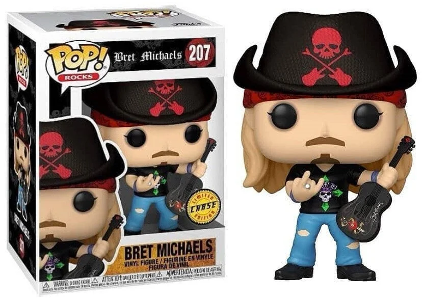 Figurka Funko POP! Rocks Bret Michaels (Chase) #207 *Na zamówienie