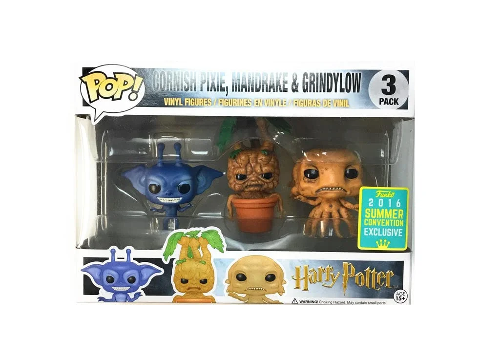 Figurka Funko POP! Vinyl Harry Potter - Cornish Pixie, Mandrake, Grindylow #23 *Na zamówienie