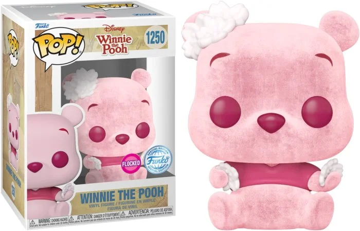 Figurka Funko POP Disney: Winnie the Pooh 1250 Flocked Exclusive (uszkodzenie pudełka)