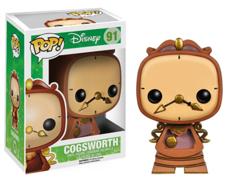 Funko POP! Disney Beauty and the Beast - Cogsworth 91 *Na zamówienie