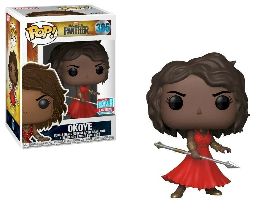 Figurka Funko POP! Black Panther Okoye with Red Dress Nycc #385 *Na zamówienie – zdjęcie 2