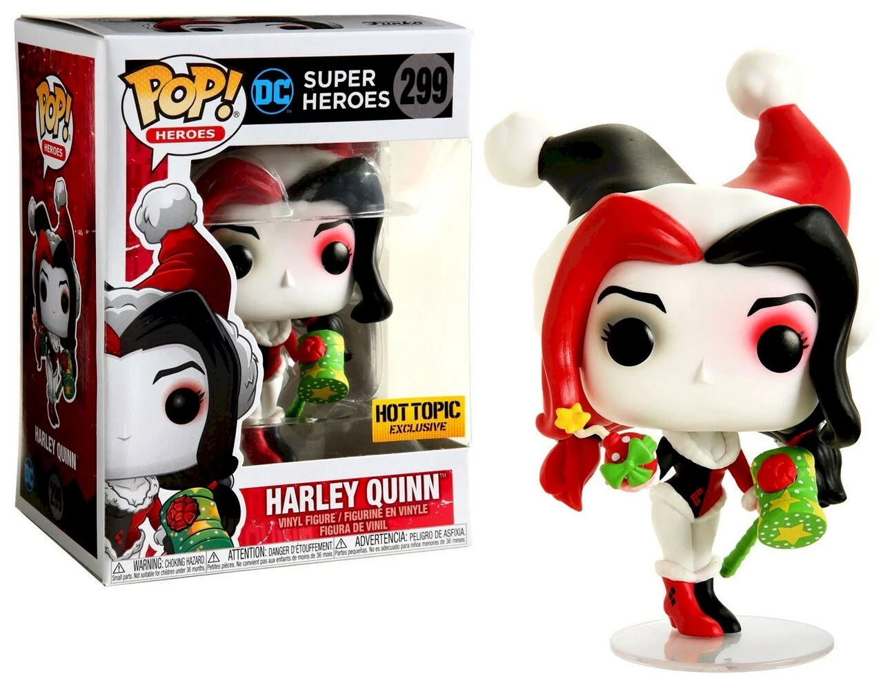 Figurka Funko POP Harley Quinn 299 Hot Topic Exclusive *Na zamówienie – zdjęcie 3