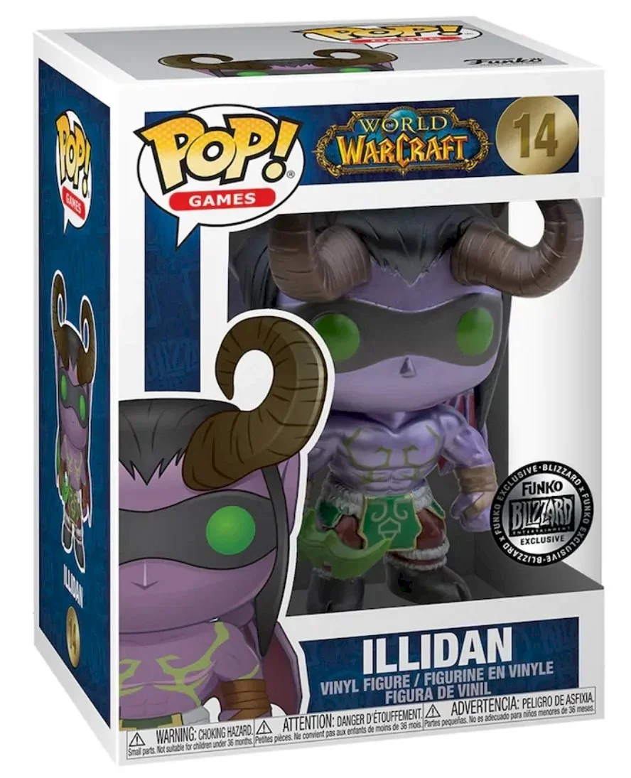 Figurka Funko POP! World of Warcraft Illidan (Blizzard) #14 *Lekko uszkodzony box ^