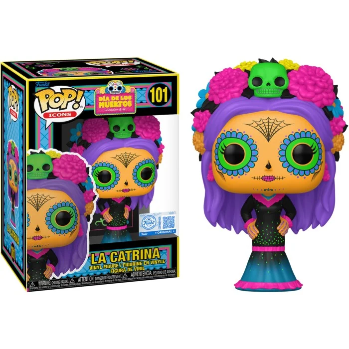 Funko POP! Dia de Los Muertos - La Catrina Blacklight Glow Special Edition 101