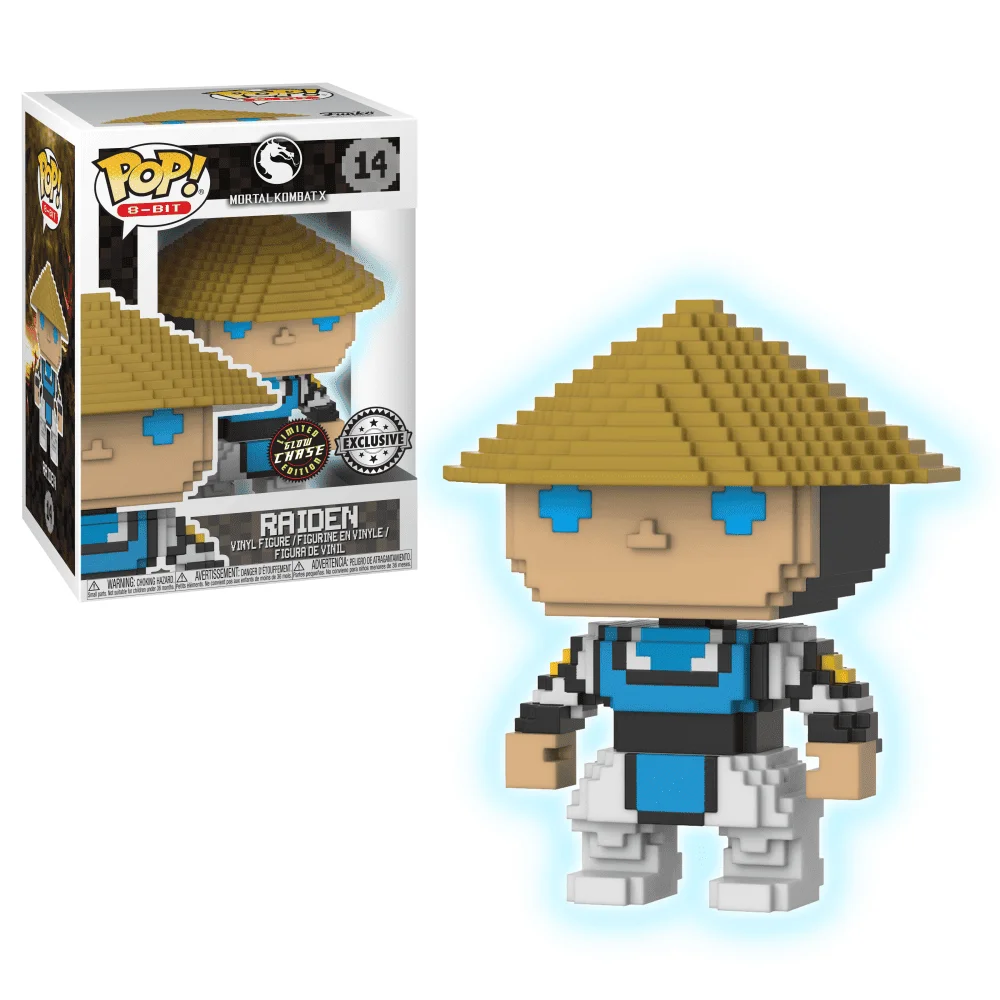 Funko POP! Mortal Kombat Black Friday - 8 Bit POP - Raiden Glow Chase 14 (Chase) *Na zamówienie