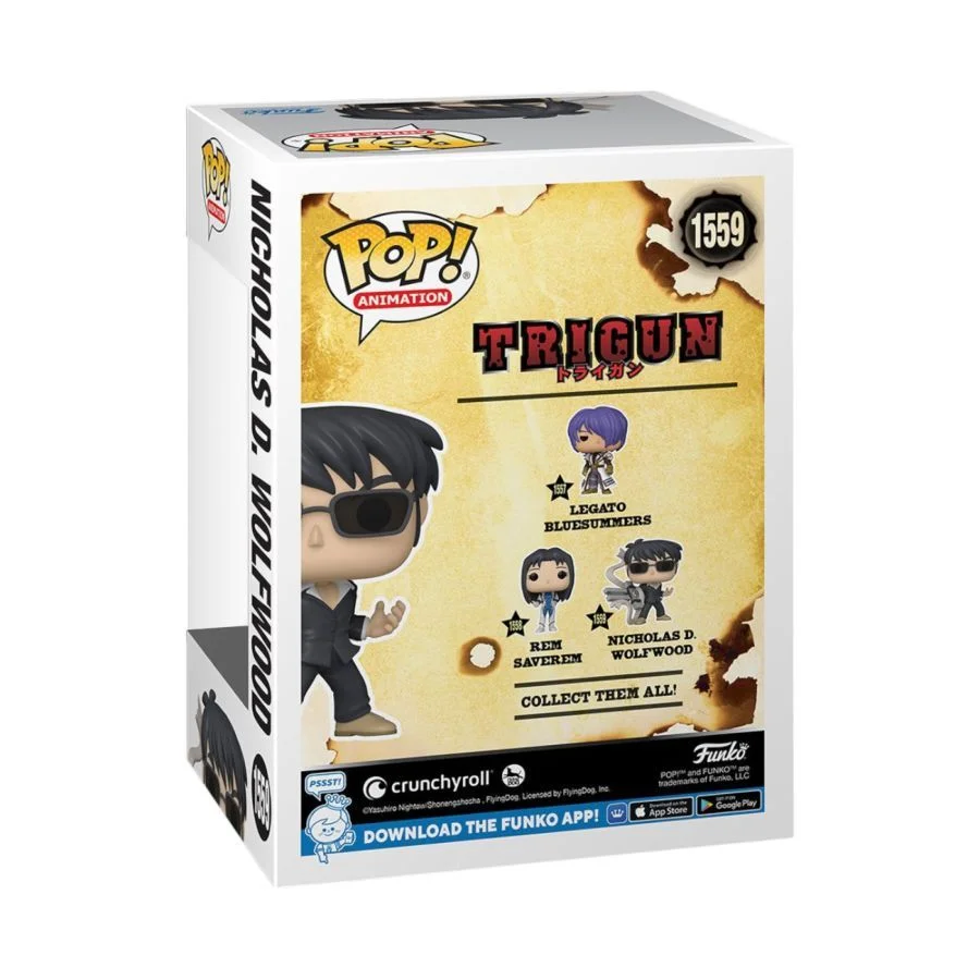 Funko POP! Trigun Nicholas D. Wolfwood 1559