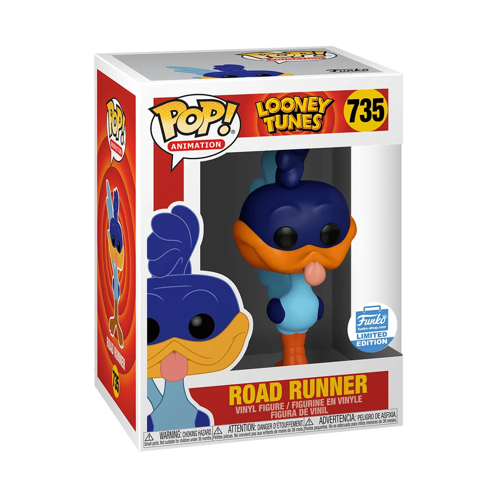 Funko POP! Looney Tunes Animation: Looney Tunes- Road Runner 735 (Exclusive) *Na zamówienie