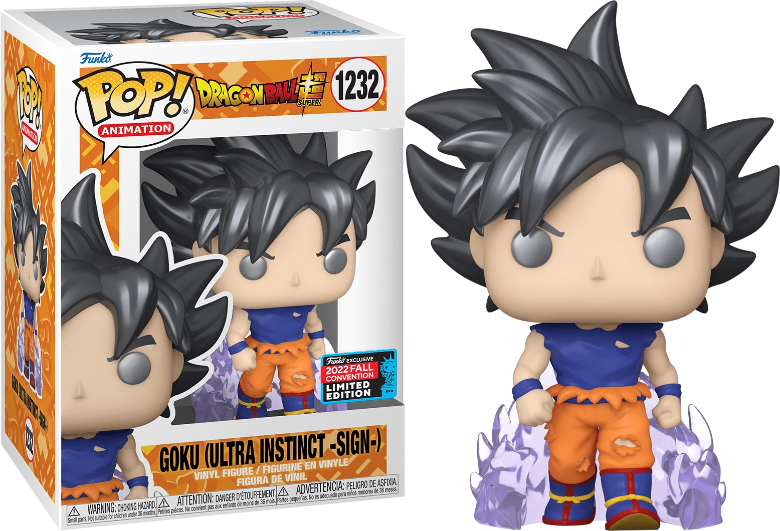 Figurka Funko POP! Animation Dragonball Z - Goku [Ultra Instinct -Sign-](2022 Fall Convention) Special Edition #1232 *Na zamówienie