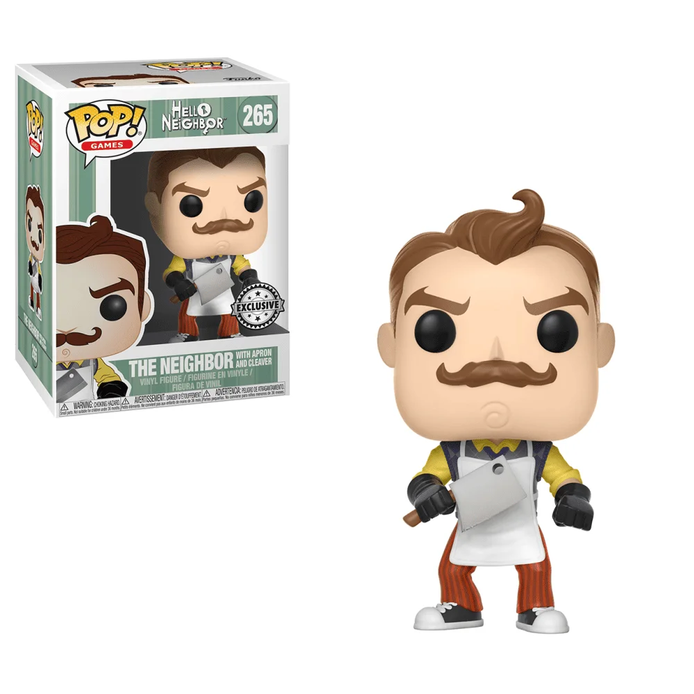 Funko POP! Hello Neighbor The Neighbor with apron & meat cleaver 265 (Exclusive) *Na zamówienie