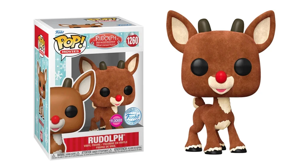 Figurka Funko POP! Rudolph the Red Nosed Reindeer 1260 Flocked Special Edition