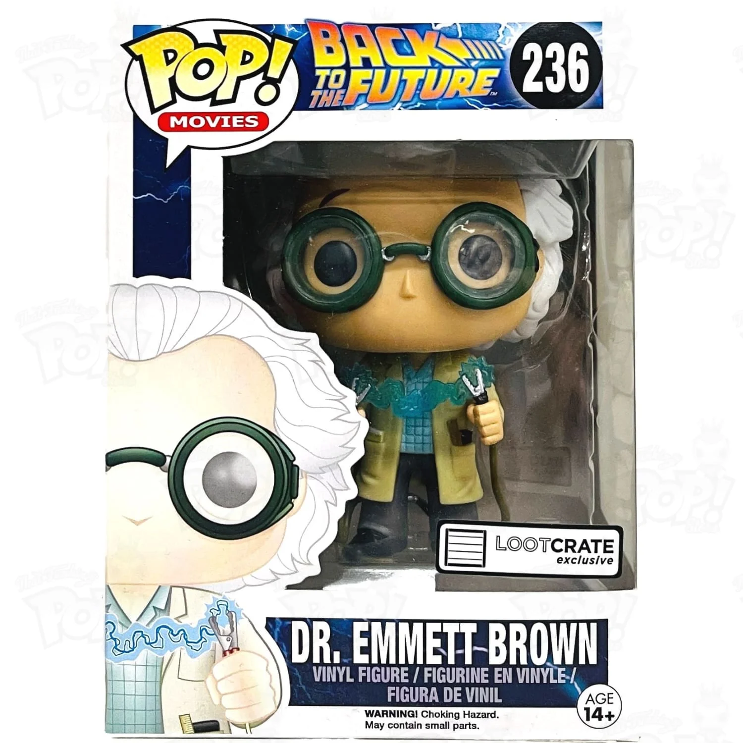 Figurka Funko POP! Back To The Future Dr. Emmett Brown LootCrate Special Edition #236