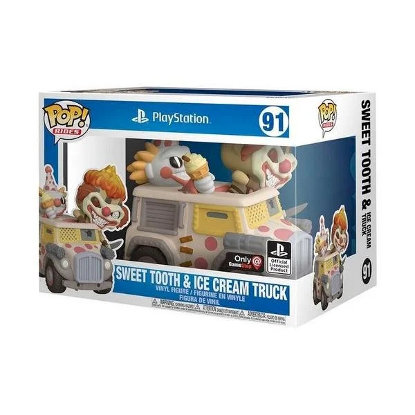 Figurka Rides Games Twisted Metal Funko POP Sweet Tooth & Ice Cream Truck 91 GameStop Exclusive Uszkodzony box