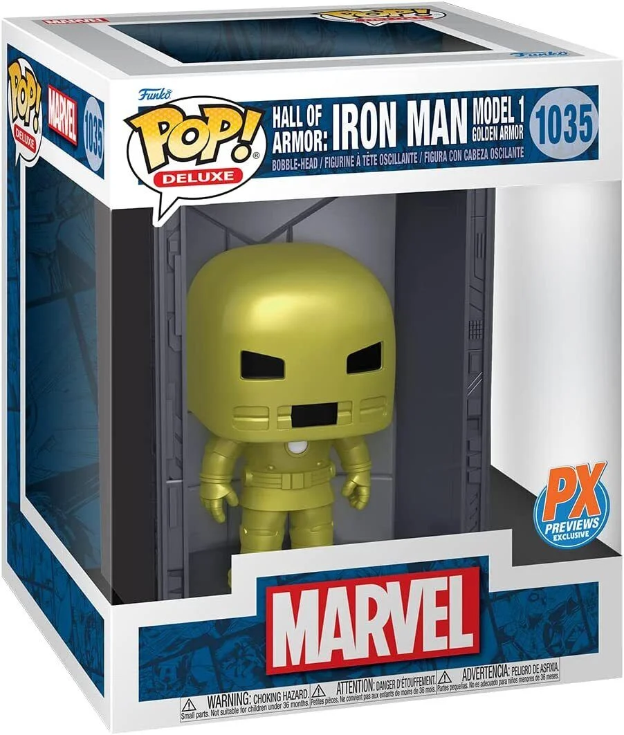 Figurka Funko POP Marvel: Hall of Armor -  Iron Man Model 1 1035 PX Exclusive