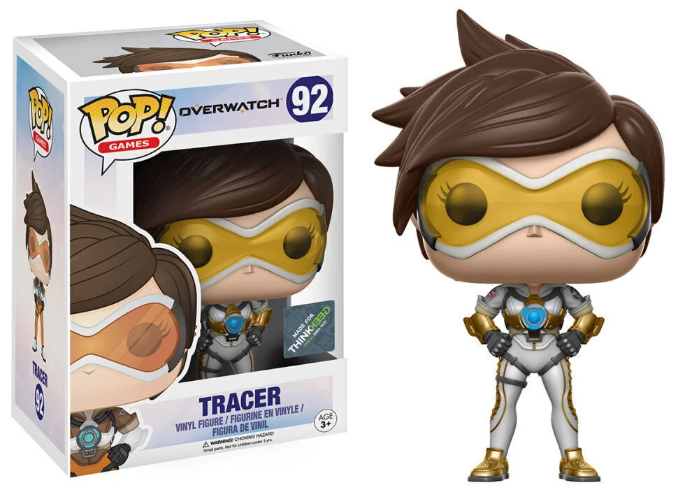 Figurka Funko POP! Overwatch Tracer (Gold) 92 Exclusive